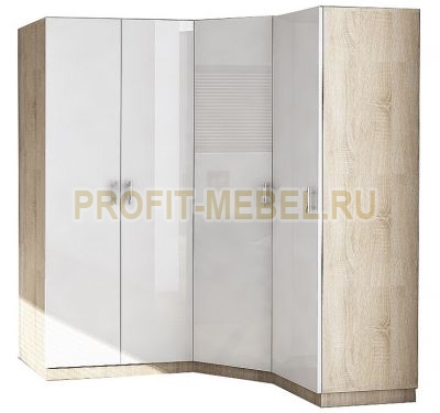 Угловой шкаф с фасадами МДФ, Москва Люкс-2 по цене производителя 34265 руб. в наличии на 09.05.2024