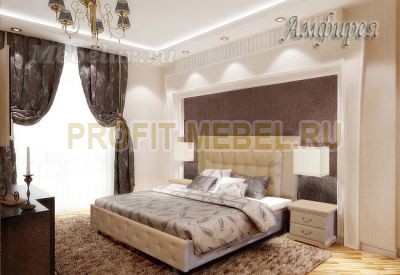 Интерьерная кровать с искусственной кожей Амфирея по цене производителя 31020 руб. в наличии на 20.05.2024