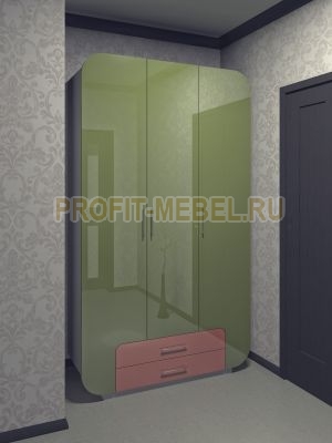 Распашной шкаф с глянцевыми фасадами Гектор - 12 по цене производителя 30085 руб. в наличии на 09.05.2024