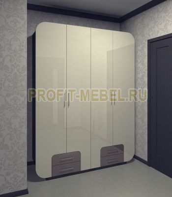 Распашной шкаф с глянцевыми фасадами Гектор - 15 по цене производителя 40095 руб. в наличии на 09.05.2024