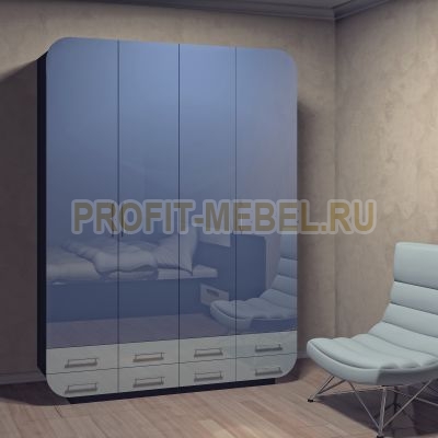 Распашной шкаф с глянцевыми фасадами Гектор - 19 по цене производителя 43780 руб. в наличии на 09.05.2024