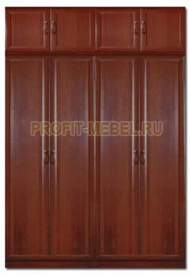 Шкаф распашной 4-х дверный МДФ с антресолью по цене производителя 21120 руб. в наличии на 09.05.2024