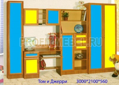 Детская стенка "ТОМ И ДЖЕРРИ" по цене производителя 25355 руб. в наличии на 20.05.2024