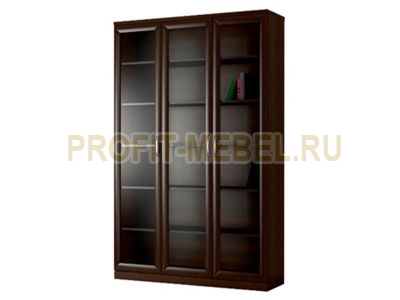 Распашной трехдверный шкаф со стекло дверями по цене производителя 17820 руб. в наличии на 09.05.2024