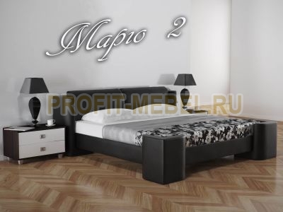 Интерьерная кровать с искусственной кожей Марго 2 по цене производителя 24420 руб. в наличии на 09.05.2024