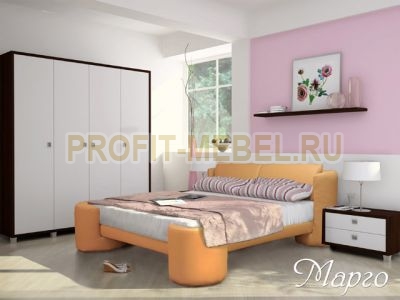 Интерьерная кровать с искусственной кожей Марго по цене производителя 23925 руб. в наличии на 09.05.2024