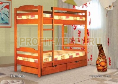 Кровать двухъярусная из массива сосны Тандем по цене производителя 24860 руб. в наличии на 09.05.2024